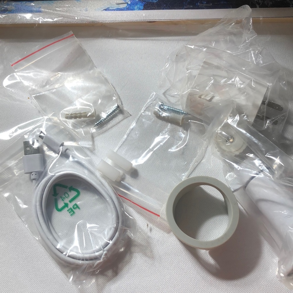 White Cable and Accessory Set